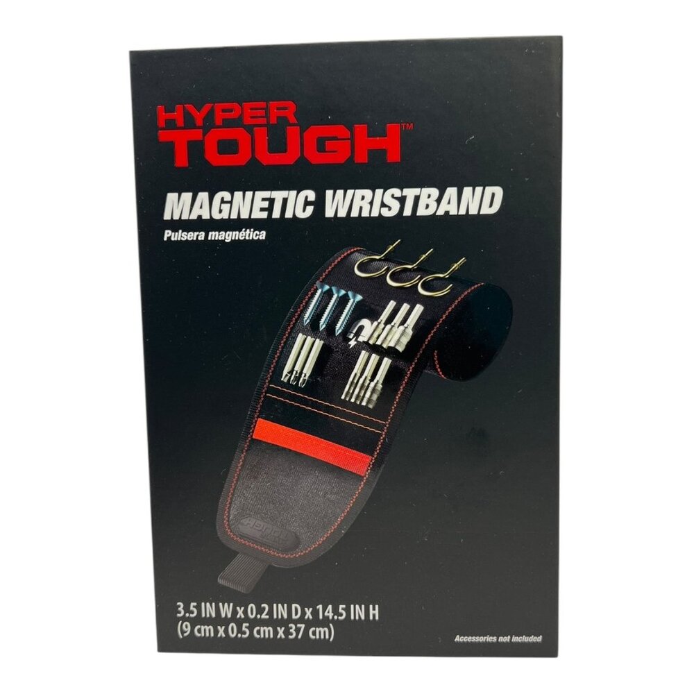 Hyper Tough Magnetic Wristband With Tool Pocket & Breathable Mesh NEW Sealed Pac
